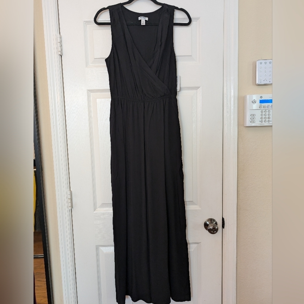 NWT OLD NAVY Sleeveless Faux Wrap Maxi Dress